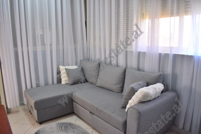 One bedroom apartment for rent in Milan Shuflaj street in Tirana, Albania.
It is located on the 5th